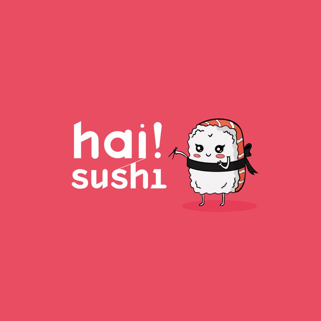 Hai sushi logo